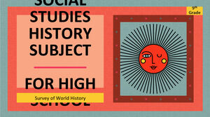 Materia di studi sociali e storia per la scuola superiore - 9 ° grado: indagine sulla storia del mondo