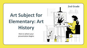 Materia de Arte para Primaria - 2do Grado: Historia del Arte