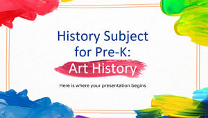 Subiectul de istorie pentru pre-K: Istoria artei