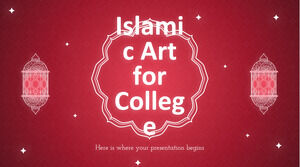 Arte islámico para la universidad
