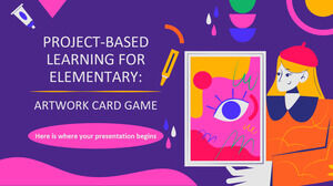 İlköğretim için Proje Tabanlı Öğrenme: Çizim Kart Oyunu