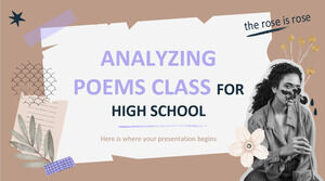 高校の詩のクラスを分析する