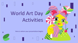 أنشطة يوم الفن العالمي