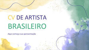 CV dell'artista brasiliano