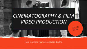 Laurea in cinematografia e produzione di video cinematografici