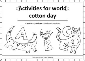 Activities for World Cotton Day 