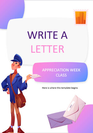 Napisz lekcję tygodnia uznania listu