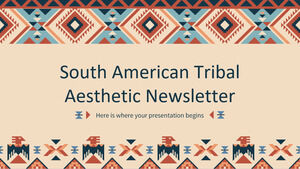 Südamerikanischer Stammes-Ästhetik-Newsletter