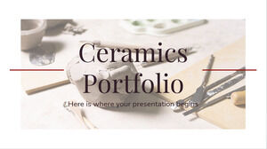 Ceramics Portfolio