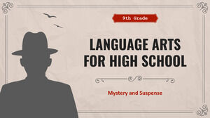 Arts du langage pour le lycée - 9e année : Mystère et suspense
