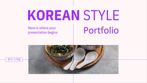 Portofoliu în stil coreean