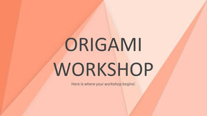 Atelier de origami