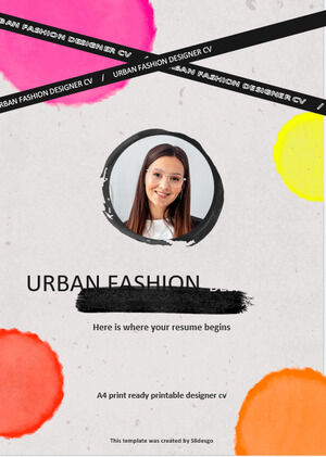 Urban Fashion Designer CV