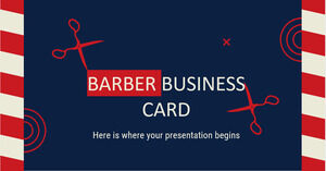 Barber Business Card