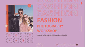 Workshop de Fotografia de Moda