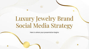 Strategia per i social media del marchio di gioielli di lusso