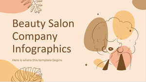 Infografía de la empresa de salón de belleza
