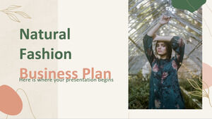 Businessplan für natürliche Mode