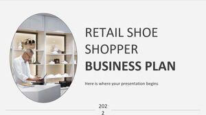 خطة عمل لمتسوق الأحذية بالتجزئة