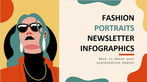 Ritratti di moda Newsletter Infografica