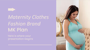 Vêtements de maternité Marque de mode MK Plan