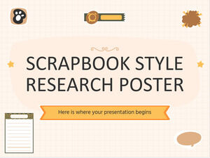 Scrapbook Style Research Poster