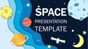 Templat Powerpoint Space Slides