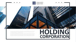 Holding Corporation Powerpoint Templates