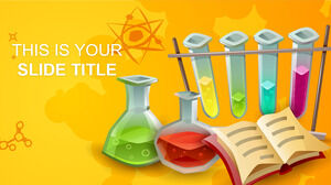 Chemical library Powerpoint Templates
