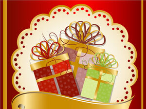Red Gifts World Șabloane Powerpoint