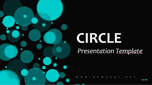 Plantillas de PowerPoint de presentación circular