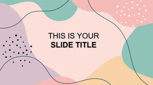 Pastel Lines Powerpoint Templates