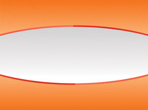 Oranve 물결 모양의 파워포인트 템플릿