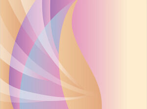 Pink Leaf Abstract Powerpoint Templates