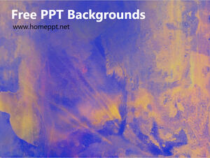 Abstract Blue with Yellow Powerpoint Templates