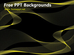 Black with Yellow Powerpoint Templates