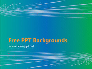 Blue-Green Lines Abstract Powerpoint Templates
