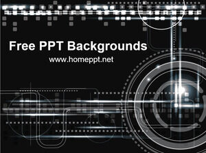 Black Theme Abstract Powerpoint Templates