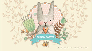 Bunny Easter Powerpoint Templates