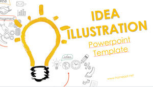 Modelos de Powerpoint de ilustração de ideias