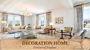 Dekoration Home Powerpoint-Vorlagen