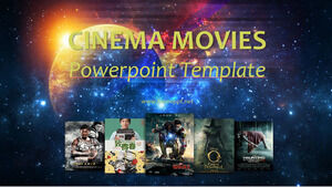 Templat Powerpoint Film Sinema