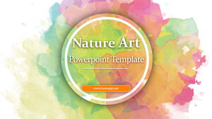 Plantillas de PowerPoint de arte de la naturaleza
