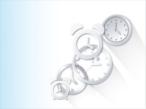 Horas, relógios e modelos de Powerpoint do relógio
