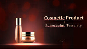 Kozmetik Ürün Powerpoint Şablonları