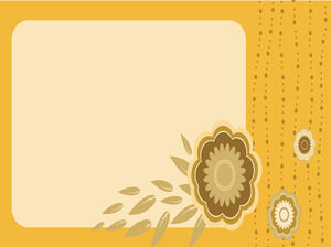 Floral Frame Powerpoint Templates
