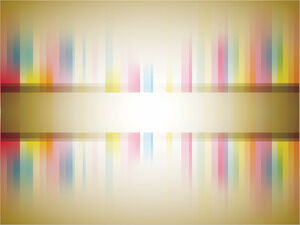 Blured Color Stripes Powerpoint Templates