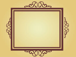 Ancient Frame Powerpoint Templates