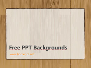 Light frame on a wood wall Powerpoint Templates