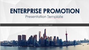 Templat Powerpoint Promosi Perusahaan